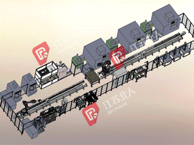 Valve block automatic production line